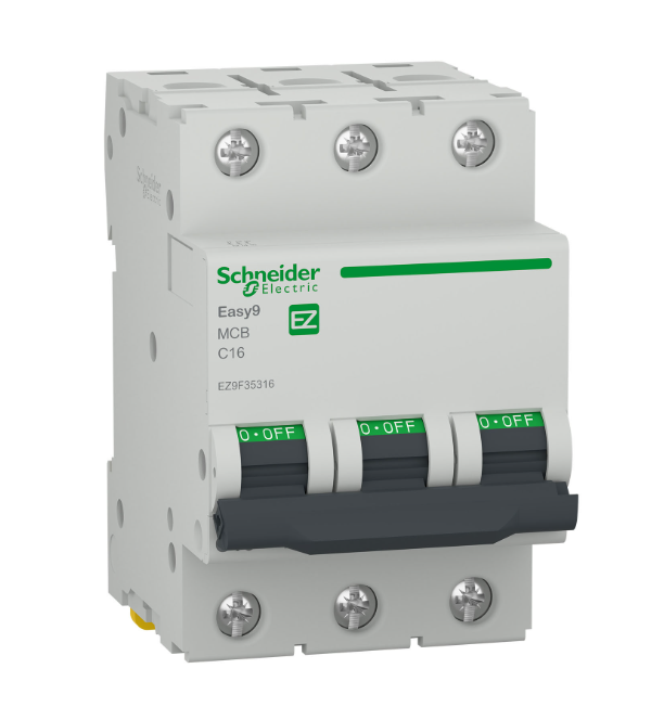 Автоматичен прекъсвач Schneider Electric Easy9 3P 16A C 6kA
